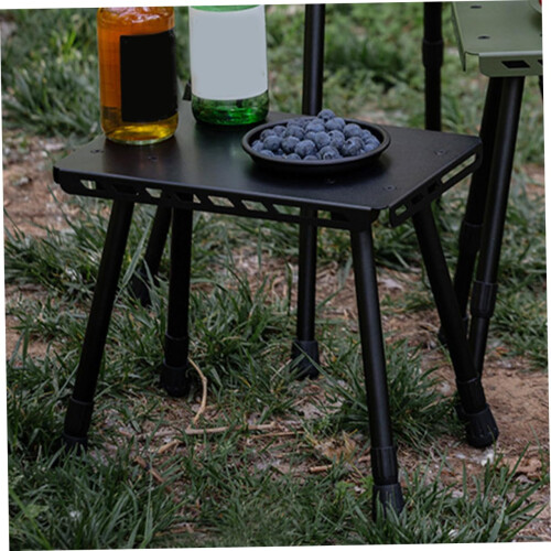 Folding Camping Table Iron Compact Design for Picnics BBQ Beach and Backyard Outdoor Use 1