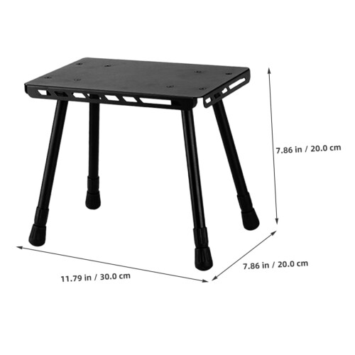 Folding Camping Table Iron Compact Design for Picnics BBQ Beach and Backyard Outdoor Use 2