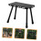 Folding Camping Table Iron Compact Design for Picnics BBQ Beach and Backyard Outdoor Use 4