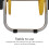 60m Capacity Manual Reel Cart Yellow 20