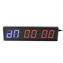 KYX-0018, carcasa de aleación de aluminio, pantalla LED de 6 dígitos de 1,8 pulgadas, temporizador multifunción para deportes y fitness