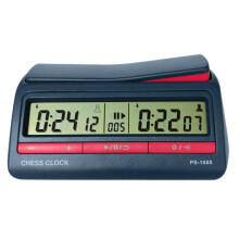 Horloge de compétition multifonctionnelle PS-1688 avec affichage numérique pour les jeux de go et d'échecs