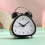 Retro Metal Digital Alarm Clock with Light (Black) 1