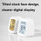 Multifunctional Temperature and Humidity LCD Clock Home Bedside Alarm Clock(2306 White) 5