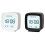 2286 Mini Multifunctional Calendar Alarm Clock, Bedside Temperature and Humidity Clock (White) 2