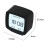2286 Mini Multifunctional Calendar Alarm Clock, Bedside Temperature and Humidity Clock (White) 3