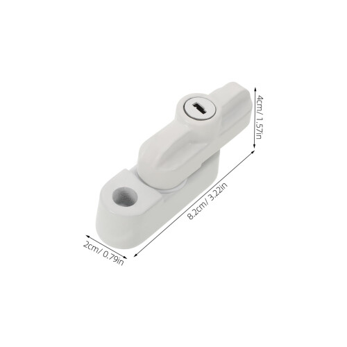 Window Sash Lock Key Shaped Sliding Window Lock for Enhanced Home Security and Easy Installation 1