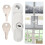 Window Sash Lock Key Shaped Sliding Window Lock for Enhanced Home Security and Easy Installation 5