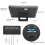 Large LCD wall clock, minimalist electronic alarm clock (silver + black) 4