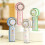 Individual Cooling Device Electric Fan Strong Wind Pocket-White 3