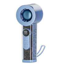 Draagbare handventilator Oplaadbare-Blauwe rotorventilator