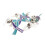 Delicate Bowknot Patterned Brooch Designed For Styling-Purple 5
