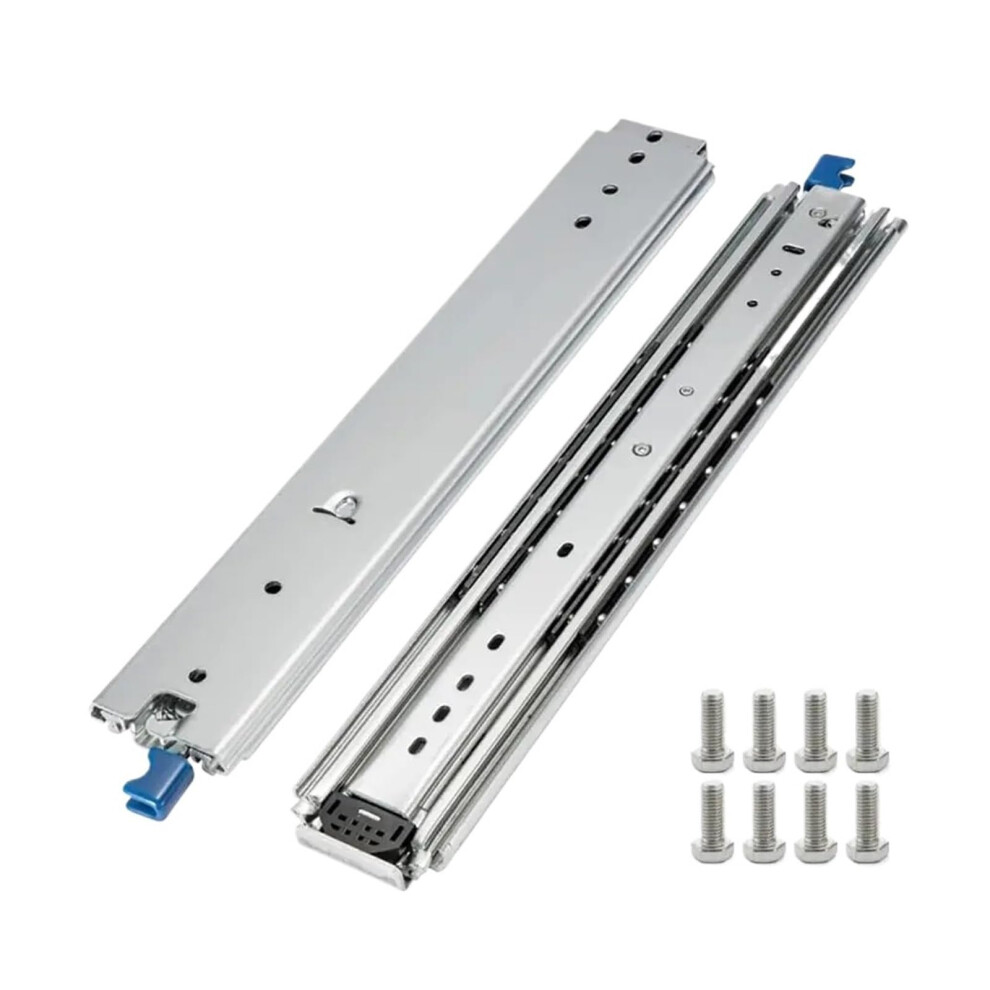 48 Inch Heavy Duty Drawer Slides Full Extension Side Mount Ball Bearing Drawer Rails Smooth Quiet Operation 9073542140122