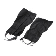 2pcs Waterproof Hiking Leg Gaiters Adjustable Snow Gaiters Oxford Cloth Leg Protectors for Outdoor Climbing