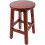 Wooden Stool Walnut Brown 30x40cm, Reinforced Solid Wood Build, SpaceSaving MultiPurpose Use 1