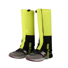 Waterproof Hiking Gaiters for Boots, Adjustable Breathable Leg Protection, Durable Snake Proof Gear, Green