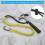 Tool Lanyard with Snap Hook, 4 Pack 35 Inch Elastic Safety Tool Leash for Fall Protection 5