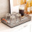Tea Tray 24oz Capacity, 39x25x5 cm, Gray 15