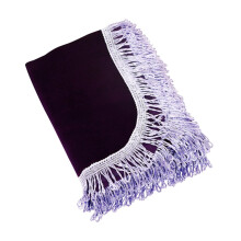 Elegant Velour Upright Piano Dust Cover with Tassel Trim, Soft Touch and Dust Protection Design