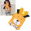 Dog Shape Double-Strap Bag Nylon Yellow Free Size 1