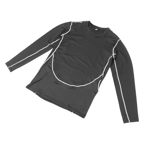 Men's Compression Slimming Shirt Black M 2