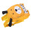 Dog Shape Double-Strap Bag Nylon Yellow Free Size 2