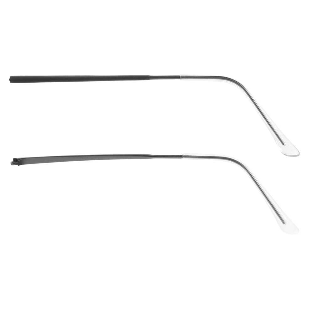 Grey Replacement Eyeglass Temples Metal 14.8Cm Lightweight Universal Arms For Eyeglasses And Sunglasses