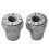 1 Pair 3/8inch Female Thread Positive Negative Battery Post Terminal Adapters Battery Cable Terminals 1