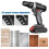 Cordless 48V Hammer Drill + 2 Battery Set 11