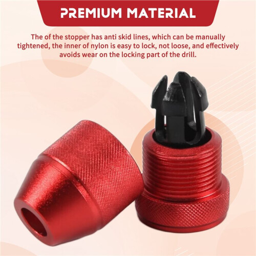 Drill Depth Stop for Drill Bits,Drill Stop Collar Limit Rings Locator Depth Stopper for Drilling 2-5Mm Drill Bit 2