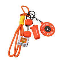 Porte-clés pratique de Style haltère, pour sacs-Haltère orange