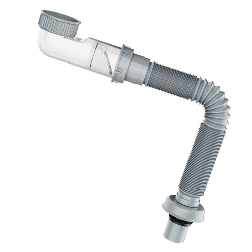 Side Exit Kitchen Sink Drain Pipe Anti Backflow Odor Proof-80cm