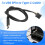 1Pcs USB 9Pin to USB Type C Cable for Computer Motherboard to USBC Secondary Screen PC LCD Screen 9Pin USB Cable Adapter 5