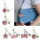 Porte-clés en alliage robuste en forme d'étoile, cadeau Cool-4 7