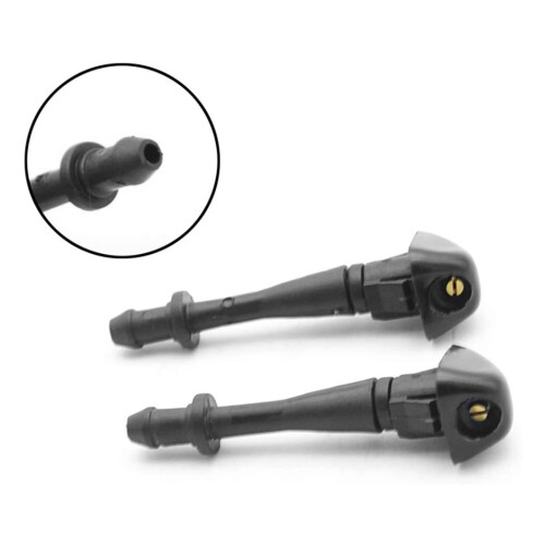 2PCS Car Front Windshield Washer Nozzle Sprayers For Great Wall Hover H3 H5 2005-2015 2