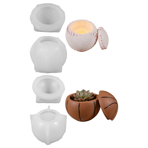 Moules en Silicone pour-une boîte de rangement pour le baseball 1