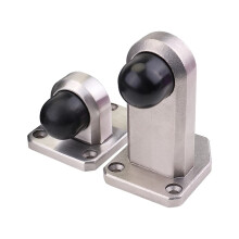 Stainless Steel Door Stopper with Modern Brushed Finish, Heavy Duty AntiCollision Door Stop for Large Doors