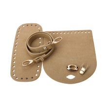 Mehrzweck-PU-Leder-Bastelset, Ersatztaschenzubehör für-Khaki