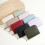 Quality PU Leather Minimalists Card Wallet With Zip-Beige 3