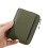 Quality PU Leather Minimalists Card Wallet With Zip-Beige 5