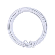 Garden Plant Tie Wire 10m White Plastic Coated Iron Wire Flexible Plant Support for Climbing Plants and DIY Craft
