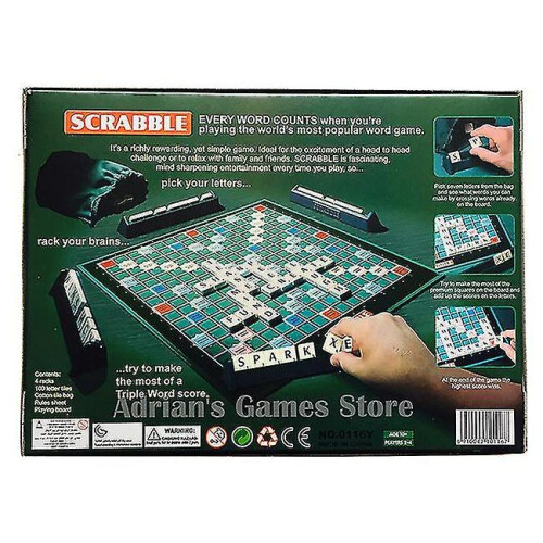 (English version)Scrabble Game  Children Board Toys Game 2