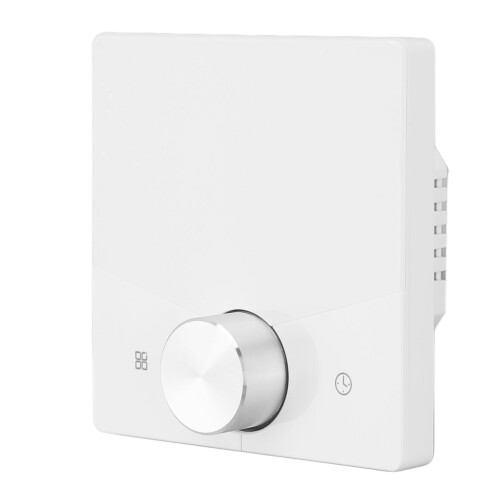 Thermostat ABS Black Smart WiFi 86x86 mm, 5A/16A 2