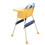 Toddler High Chair - Yellow/Blue, 60-75-94 cm 2