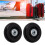 2pcs 72x24mm Luggage Wheels Replacement PU Rubber 2