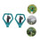 2pcs Garden Sprinkler Automatic 360 Rotation LowPressure Wide Coverage Lawn Irrigation Easy Setup 4
