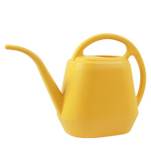 4L Large Capacity Long Spout Watering Can for Indoor Outdoor Garden Succulents Bonsai, Yellow