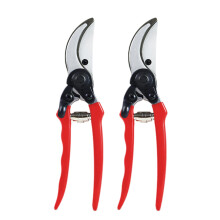 2PCS Carbon Steel Pruning Shears Set, Sharp Blades with Ergonomic Comfort Handle and Safety Lock for Plants