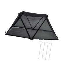 Foldable Garden Shade Tent for Plants with Breathable Mesh Cover and Stakes for Outdoor Raised Beds