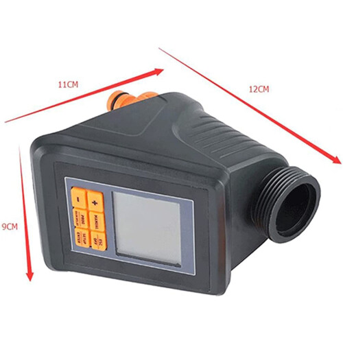 Programmable Garden Water Timer with Large LCD Display, Manual‑Automatic Dual Mode, Battery Powered 1